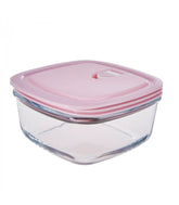 Cookplus Pink Glass Storage Container 0.43 lt